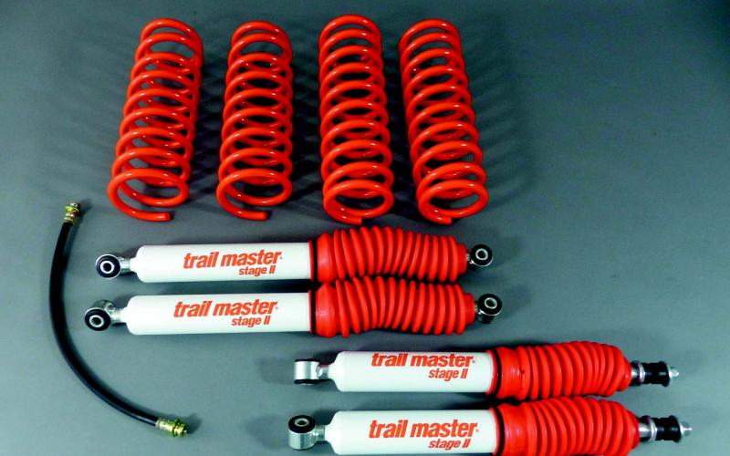 Trailmaster shock absorber comfort